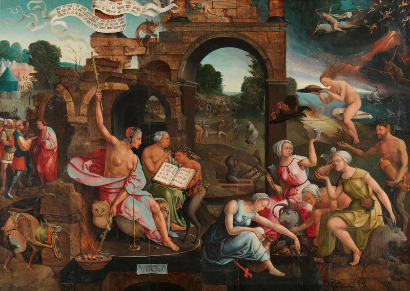 Saul and the Witch of Endor - Jacob Cornelisz van Oostsanen