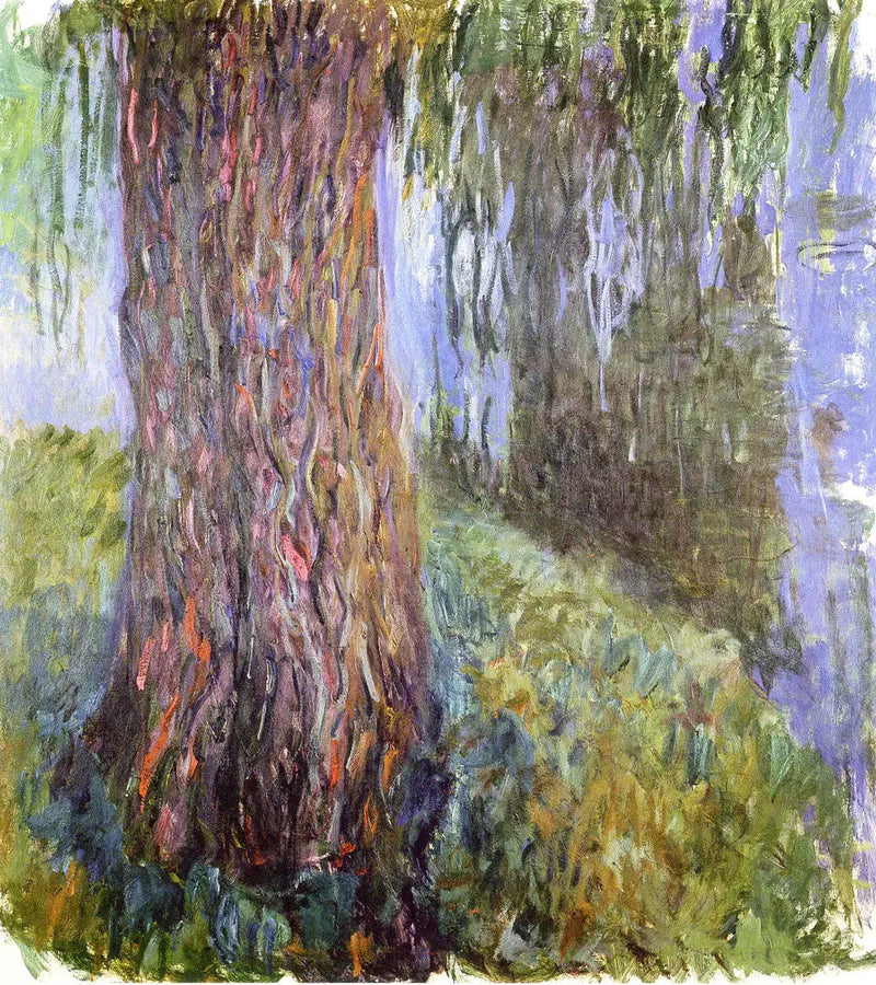 Weeping Willow and Water Lily Pond - Claude Monet