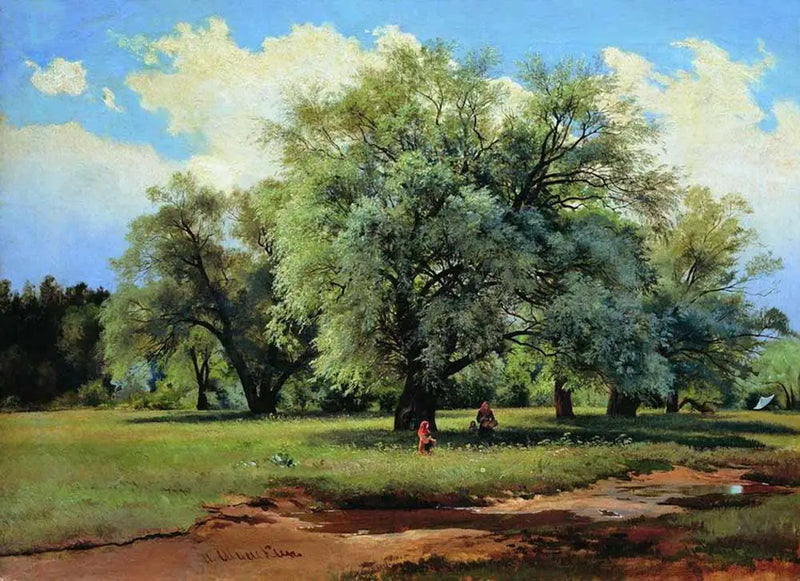 Willows illuminated by the sun - Ivan Chichkine