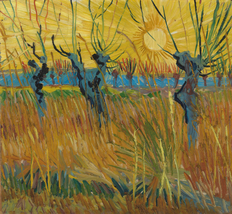 Willows at Sunset - Vincent van Gogh
