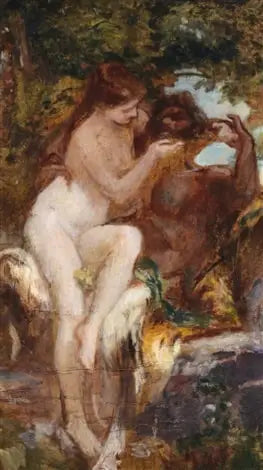 Love scene - Franz von Stuck