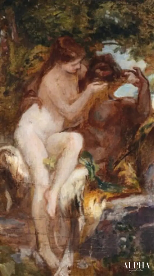 Scène amoureuse - Franz von Stuck Reproductions de tableaux à la peinture à l’huile