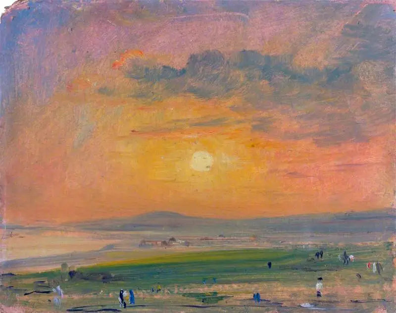 Coastal Scene at Brighton, Evening - John Constable