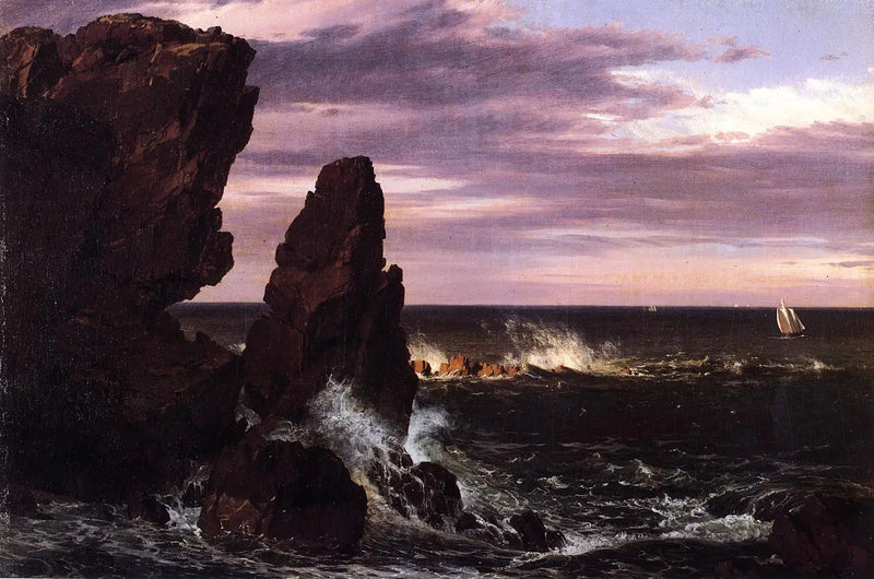 Coastal Scene - Frederic Edwin Church