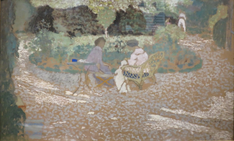 Scene in a Garden - Édouard Vuillard