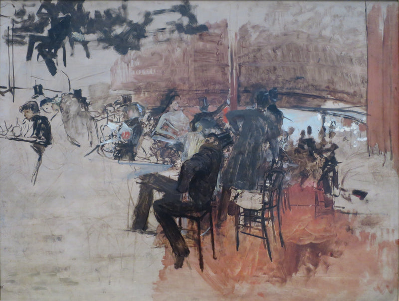 Café Scene - Giovanni Boldini