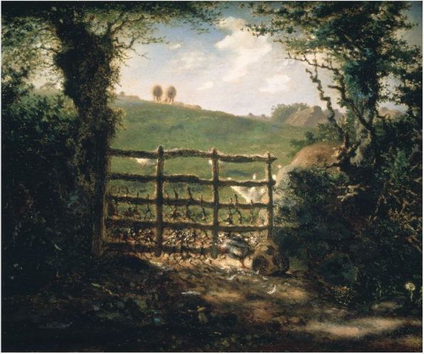 Countryside scene with style - Jean-François Millet