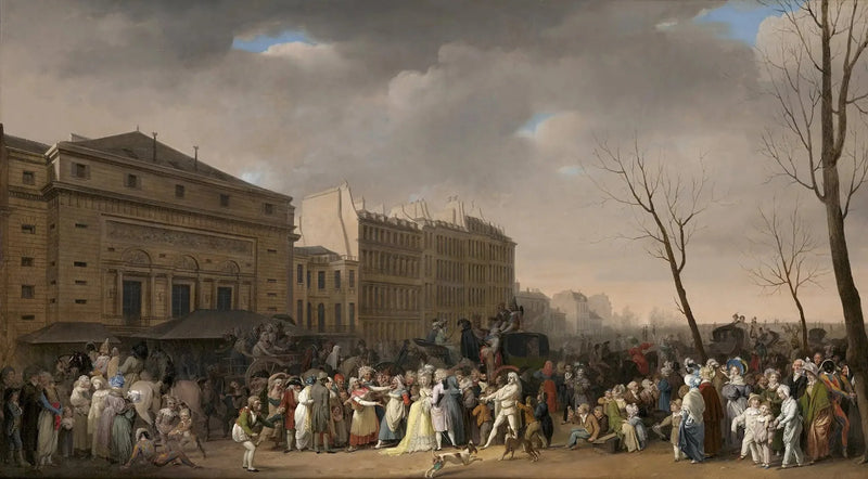 Carnival Scene - Louis-Léopold Boilly
