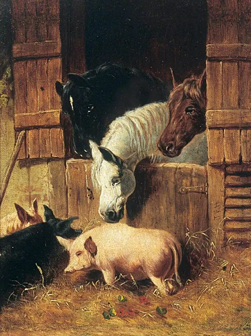 Farm Scene - John Frederick Herring, Sr.