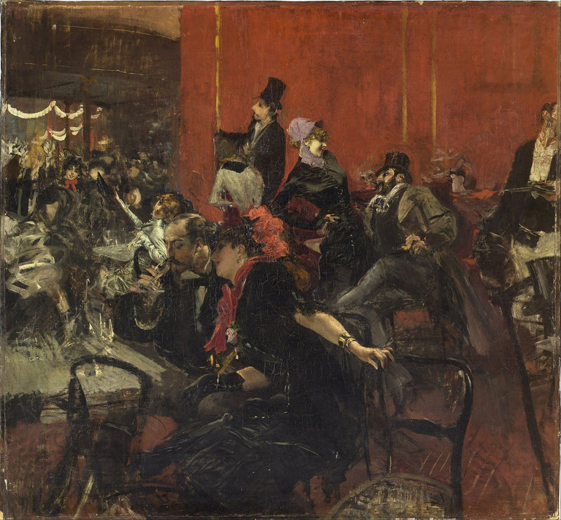 Celebration Scene at the Moulin-Rouge - Giovanni Boldini