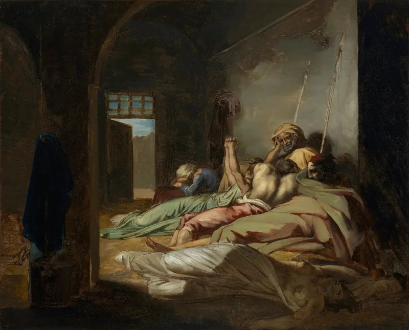Scene of the Yellow Fever Epidemic in Cadiz - Théodore Géricault