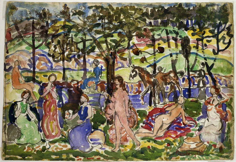Park Scene - Maurice Prendergast