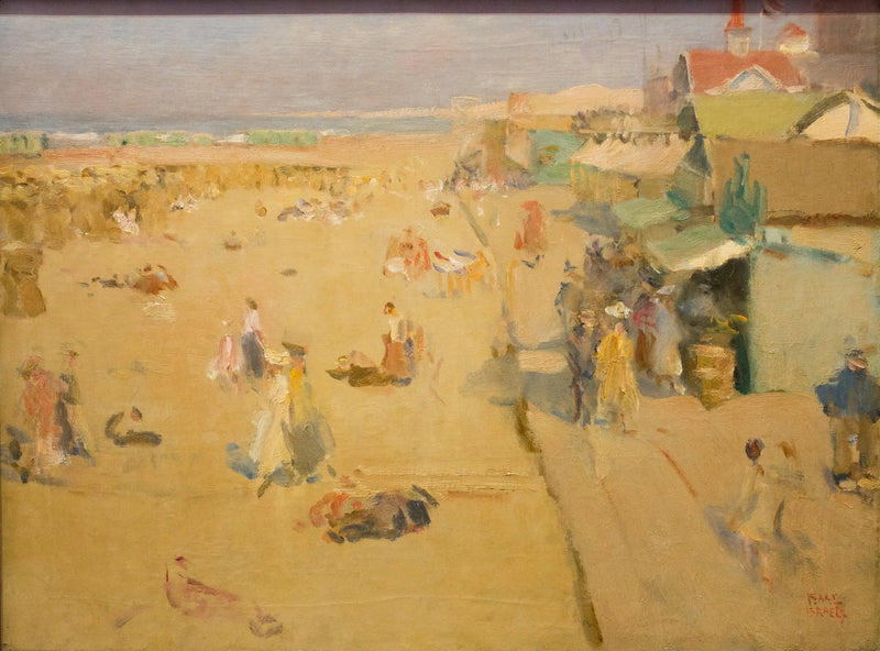 Beach scene at Scheveningen - Isaac Israels