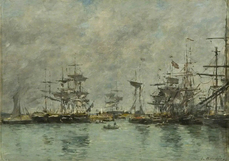 Port Scene - Eugène Boudin