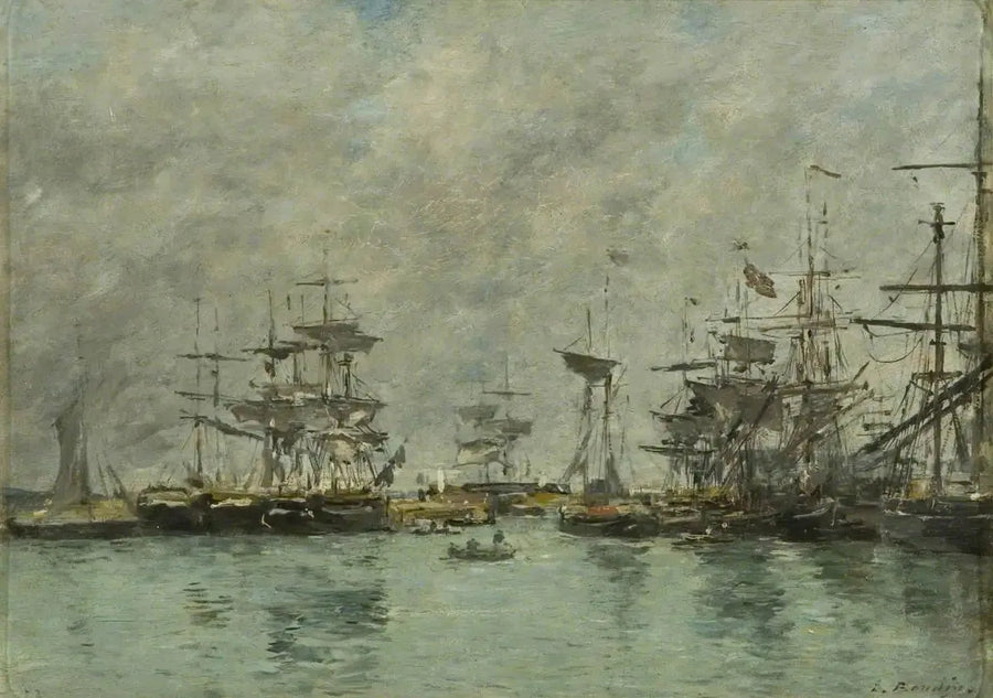 Port Scene - Eugène Boudin