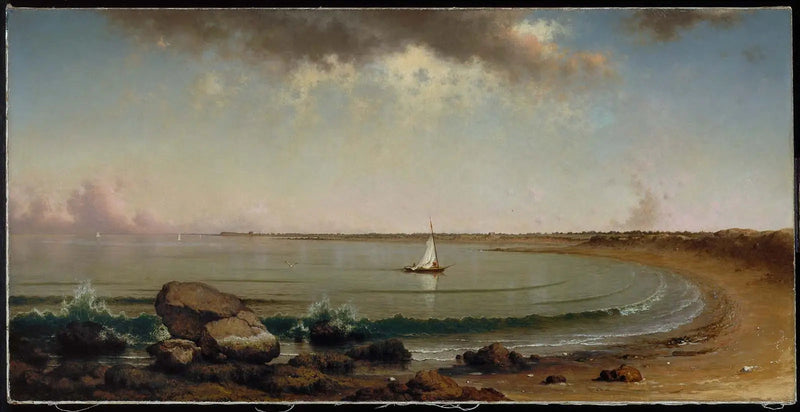 Seaside Scene: Point Judith - Martin Johnson Heade
