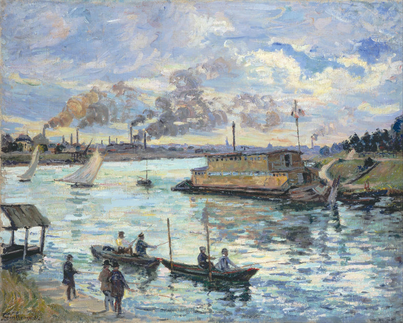 River Scene - Armand Guillaumin