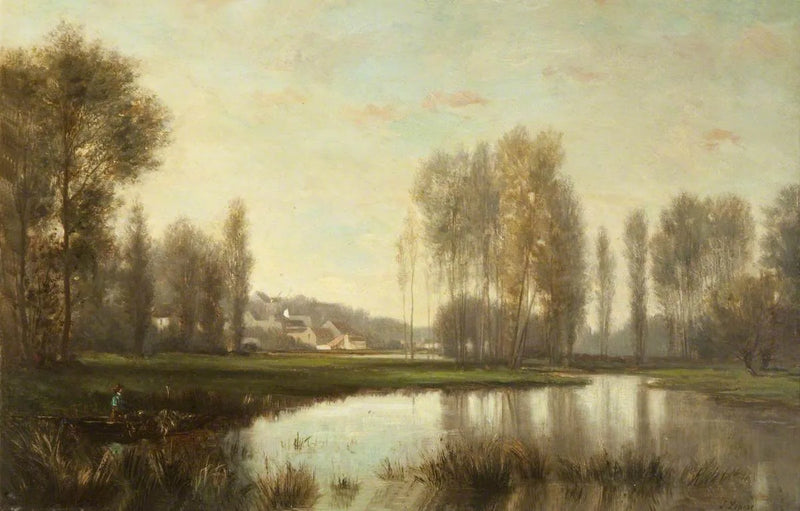 River Scene - Stanislas Lépine