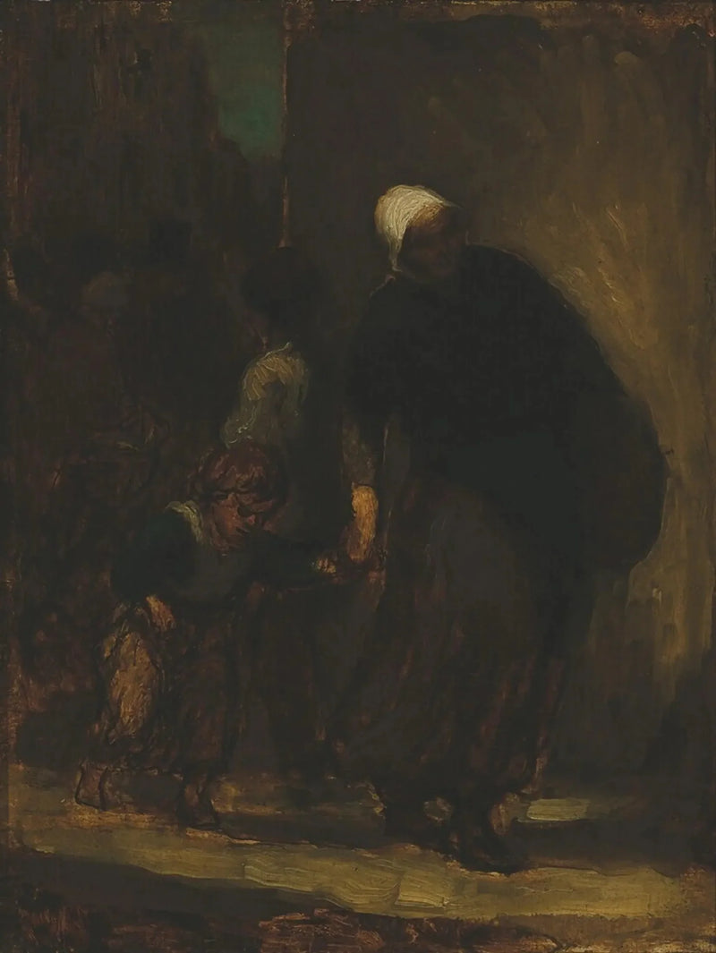 Street Scene - Honoré Daumier