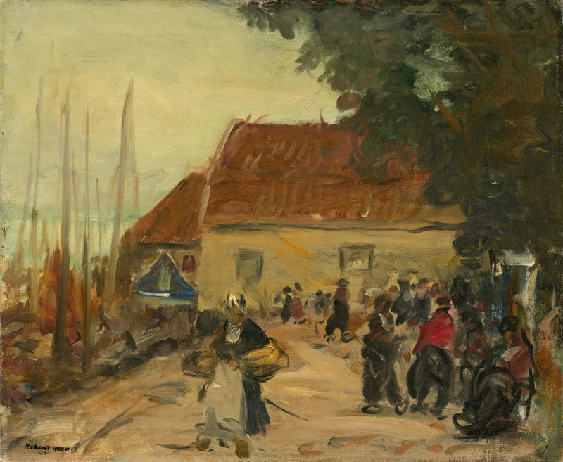 Street Scene of Volendam - Robert Henri