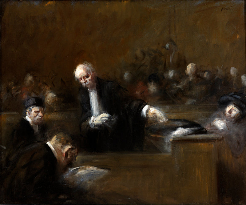 Courtroom Scene - Jean-Louis Forain