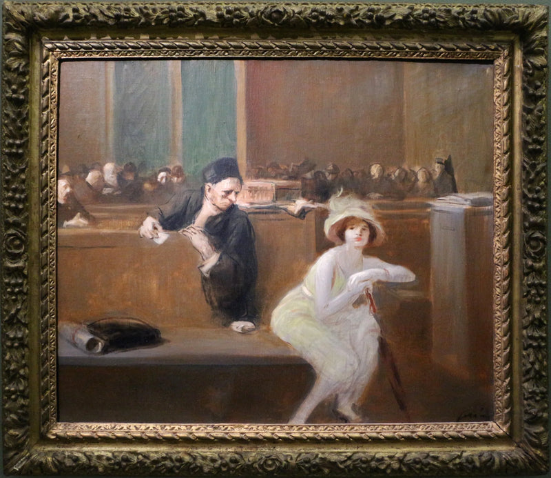 Courtroom Scene - Jean-Louis Forain