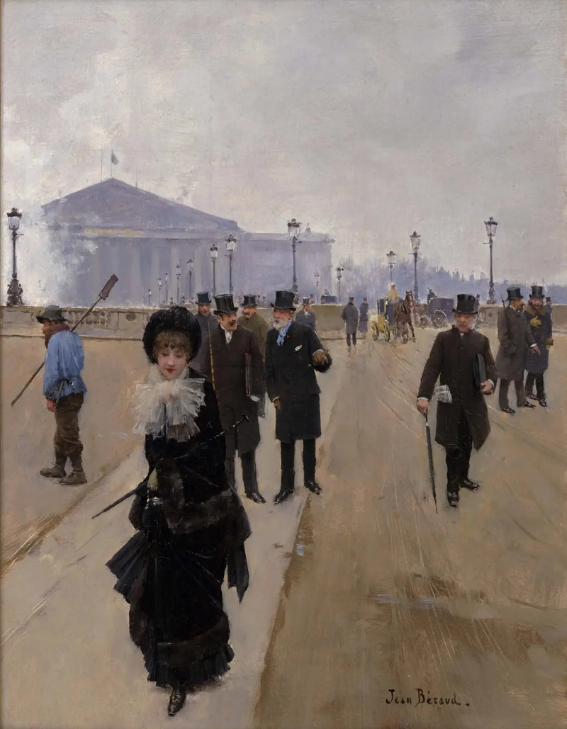 Scene from Place de la Concorde - Jean Béroud
