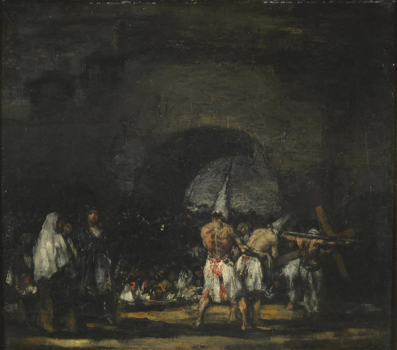 Scene of the Disciplines - Francisco de Goya