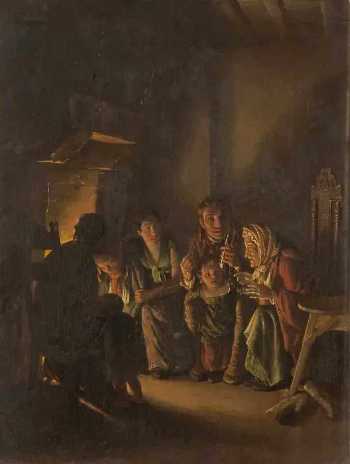 Scène domestique - David Teniers le Jeune image 1 reproduction artisanale de tableau