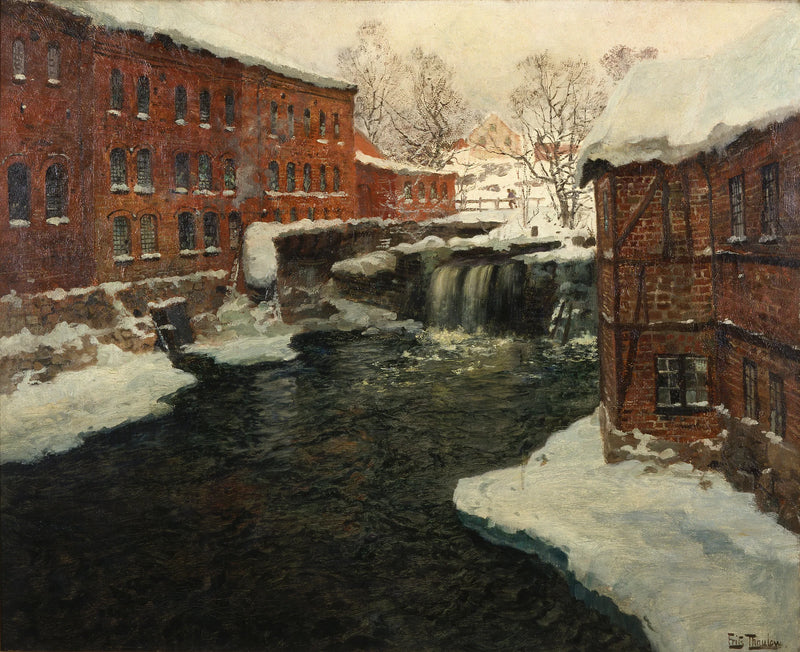Mill Scene - Frits Thaulow