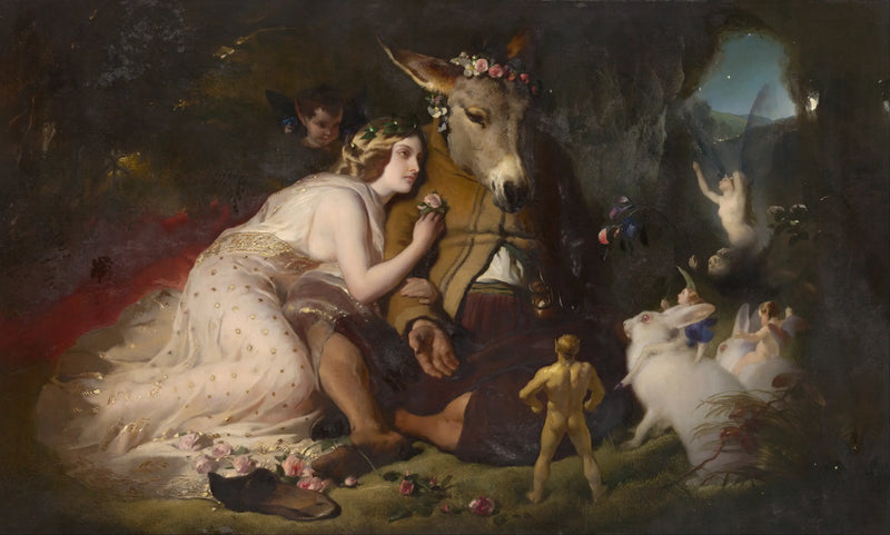 Dream Scene from A Midsummer Night's Dream - Edwin Henry Landseer