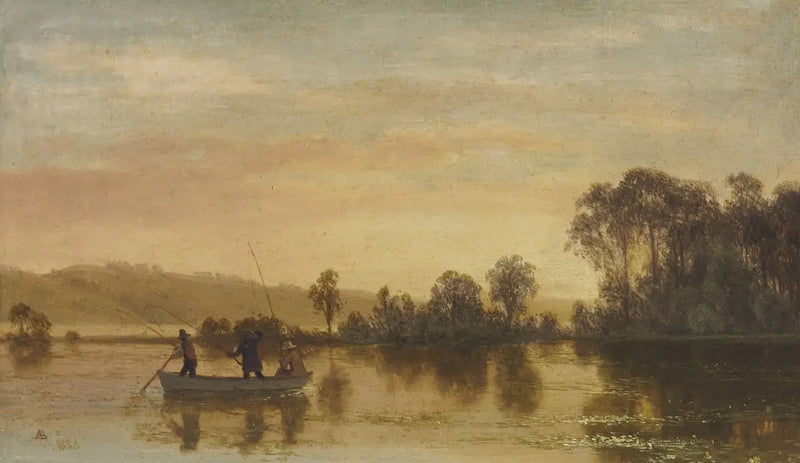 River Scene - Albert Bierstadt