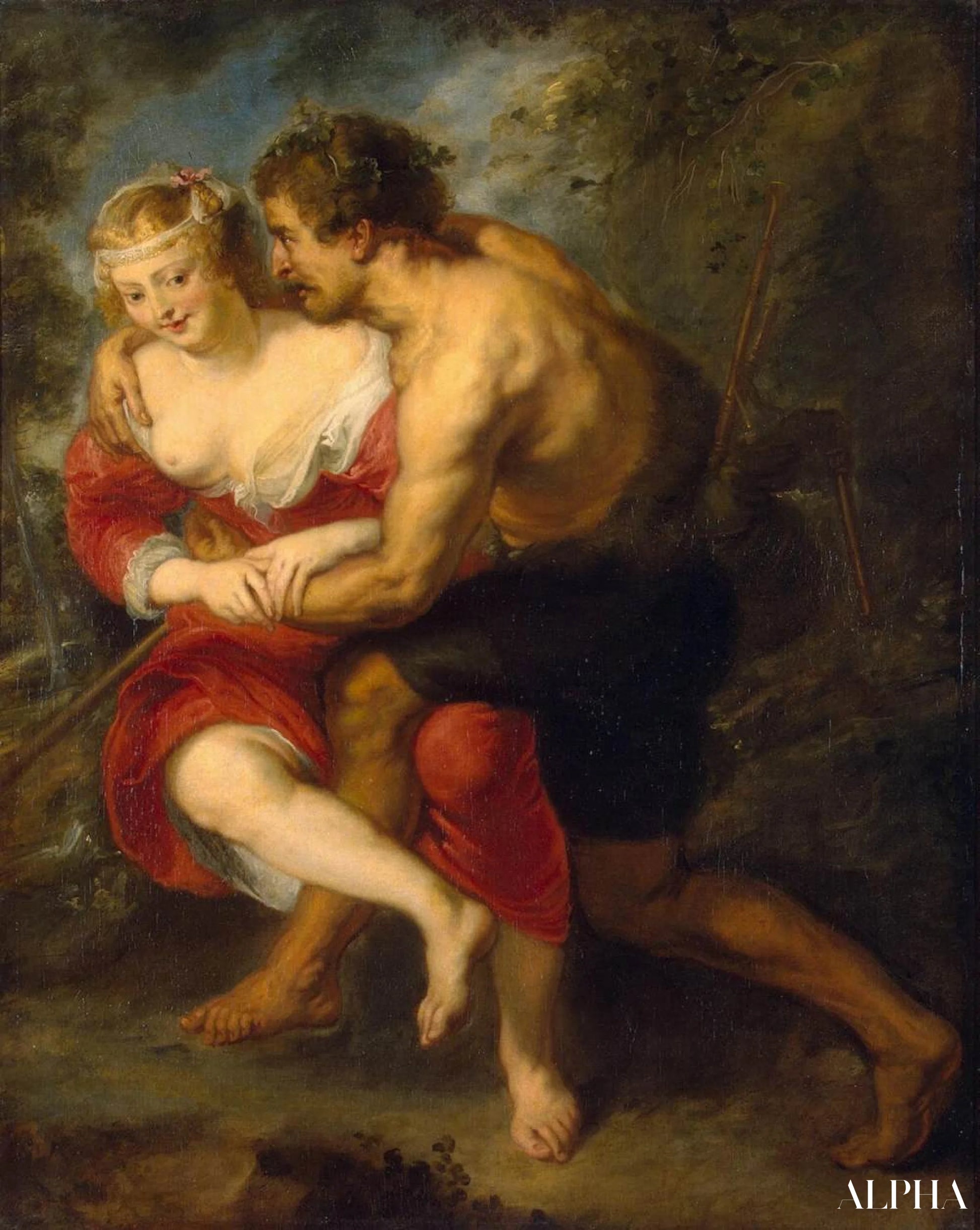 Pastoral Scene - Peter Paul Rubens - High-end reproductions of paintings and artworks