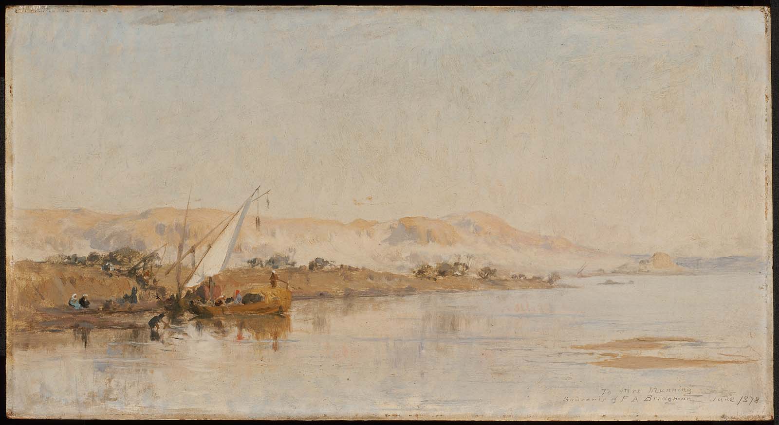 Scene on the Nile - Frederick Arthur Bridgman