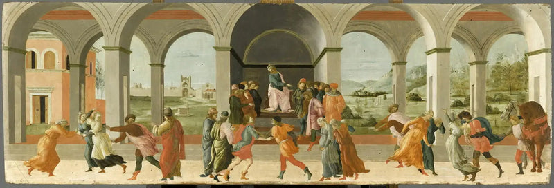 Scenes from the History of Virginia - Filippino Lippi