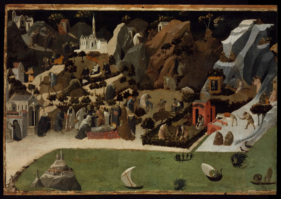 Scenes of the Life of the Desert Fathers (Thebaid) - Fra Angelico