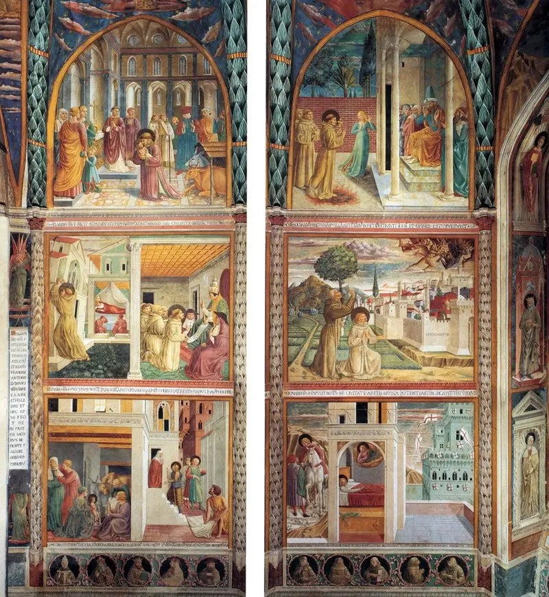 Scenes of the Life of Saint Francis - Benozzo Gozzoli