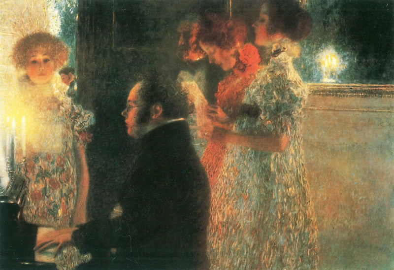 Schubert at the piano II - Gustav Klimt