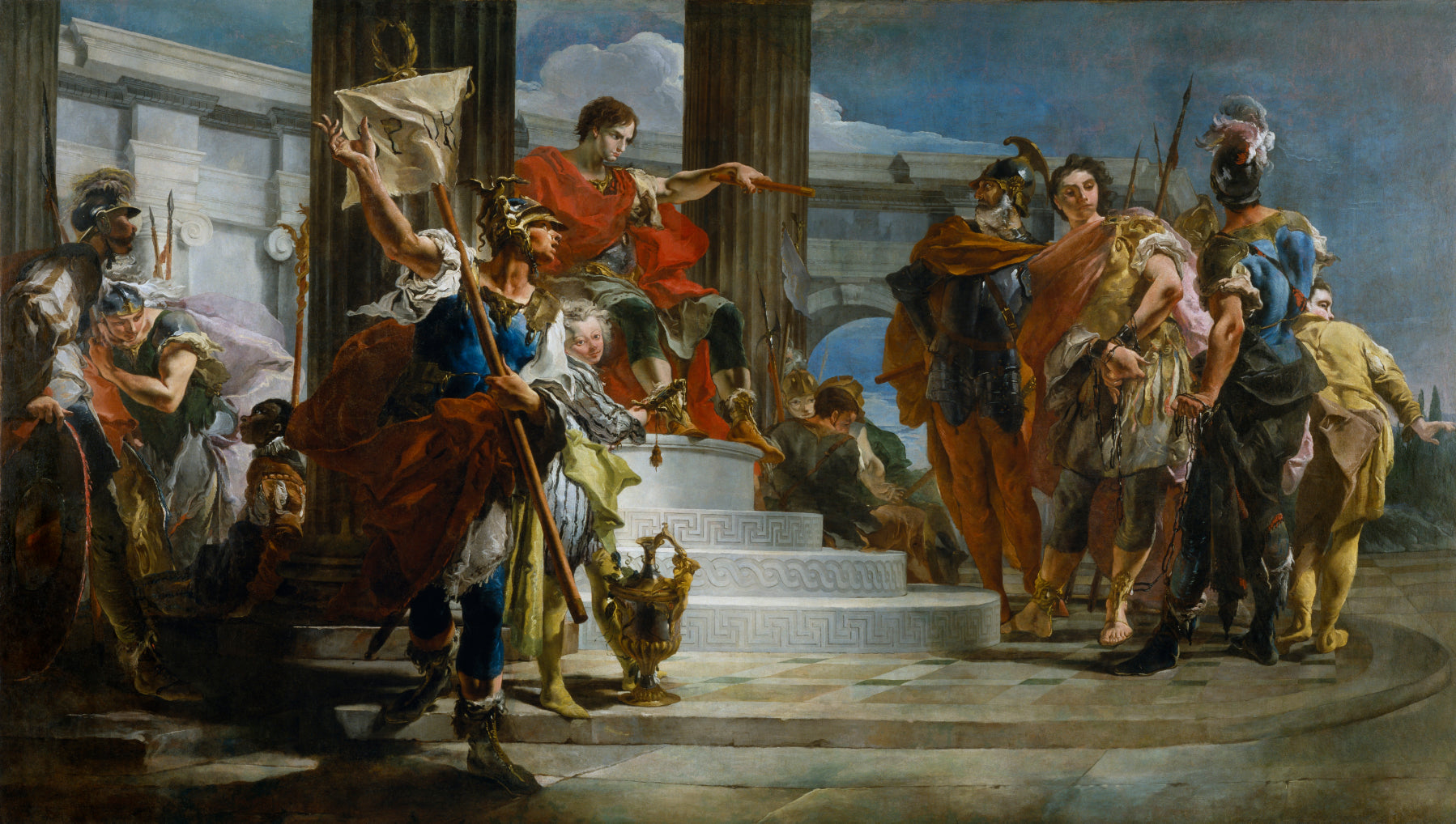 Scipio Africanus freeing Massiva - Giovanni Battista Tiepolo