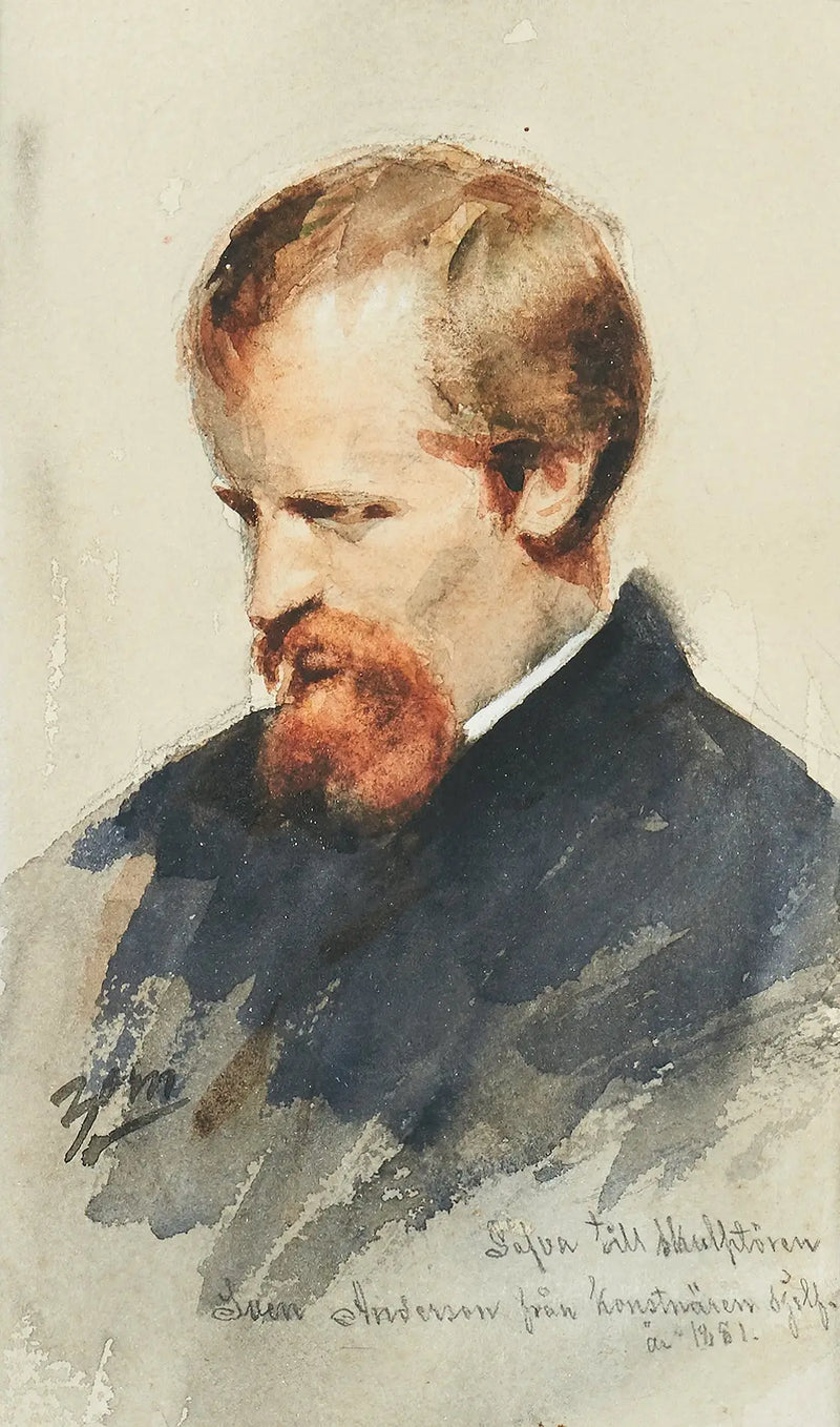 Sculptor Sven Andersson - Anders Zorn