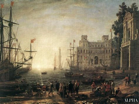 Seaport - Claude Lorrain - Reproductions de tableaux et peintures haut de gamme