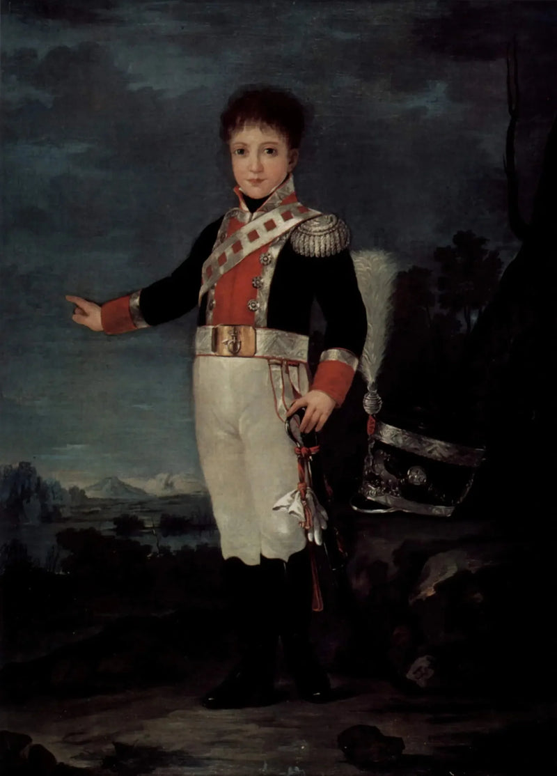 Sebastián Gabriel de Borbón as a child - Francisco de Goya