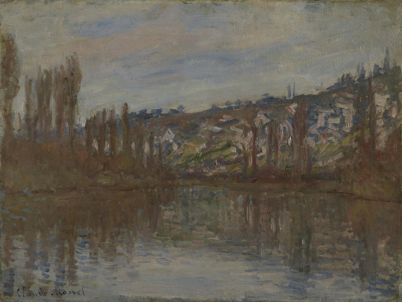 The Seine downstream of Vétheuil W530 - Claude Monet