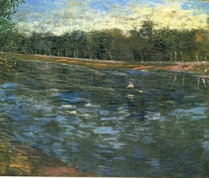 Seine with a Boat, The - Vincent van Gogh