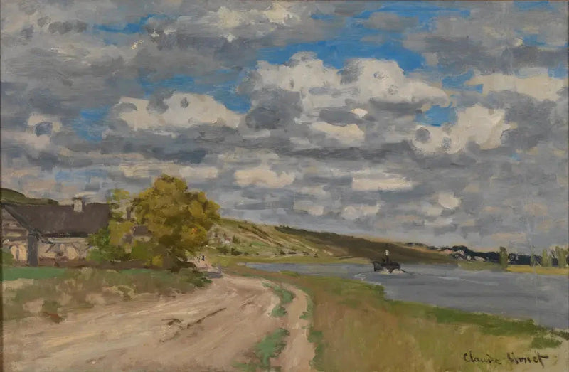 The Seine near its estuary, Honfleur W115 - Claude Monet