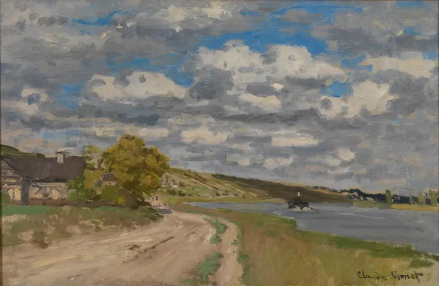 The Seine near its estuary, Honfleur W115 - Claude Monet
