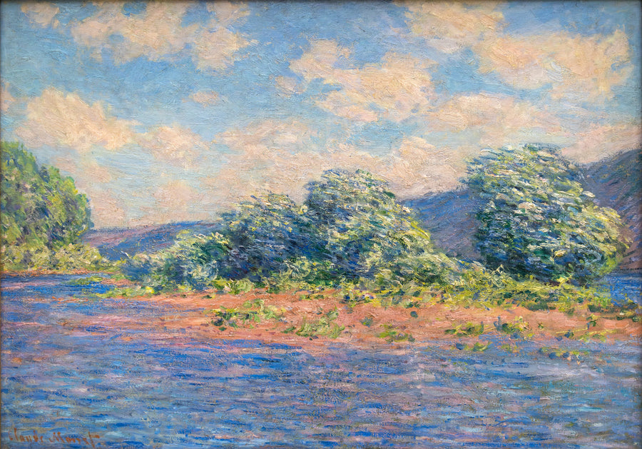 The Seine at Port-Villez - Claude Monet