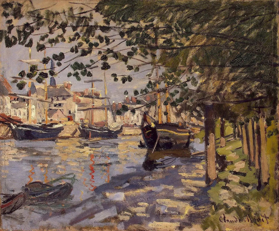 The Seine at Rouen - Claude Monet