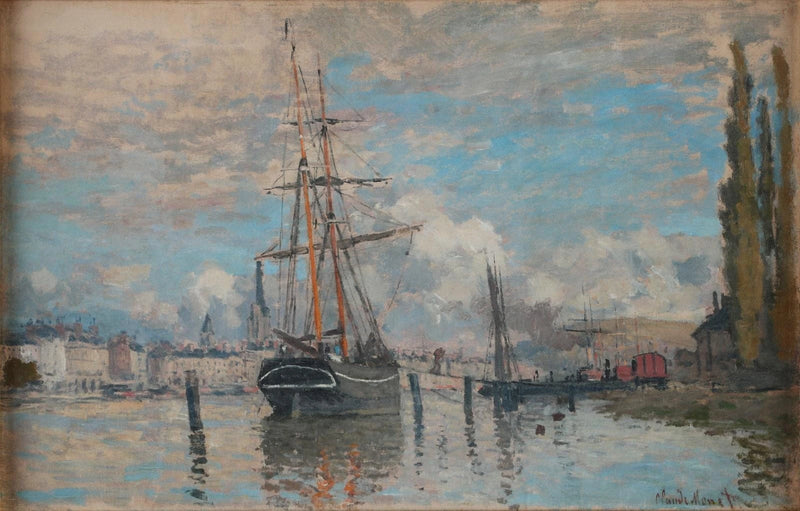 The Seine in Rouen W218 - Claude Monet