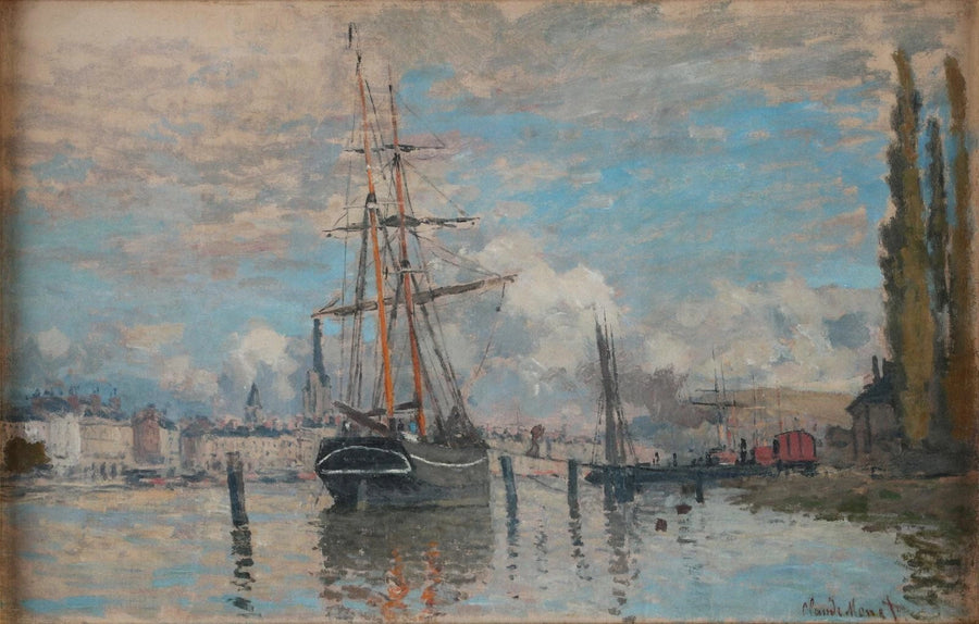 The Seine at Rouen - Claude Monet